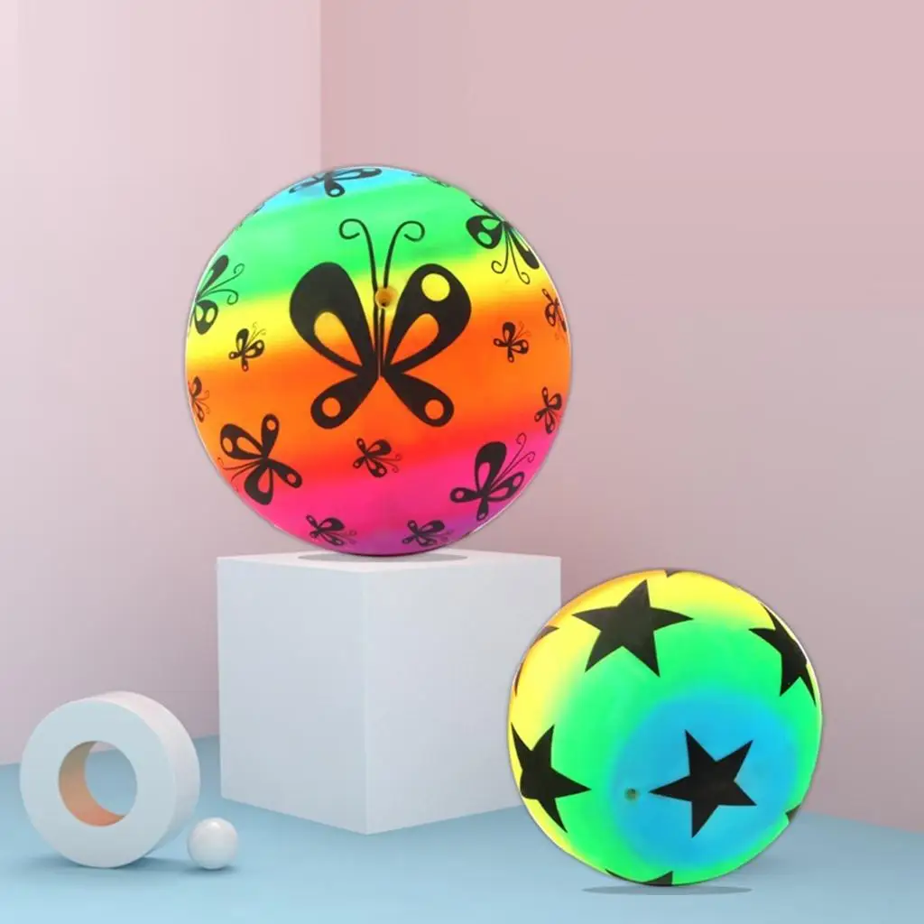 كرات لعب كرة القدم الناعمة القابلة للنفخ من مادة PVC لحديقة الشاطئ والمنزل والحفلات