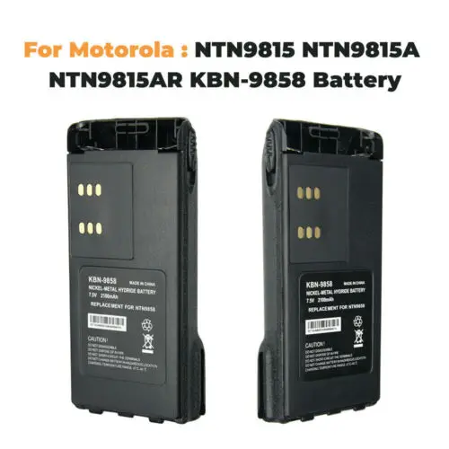 KBN-9858 baterai Ni-MH 7.5V 2100mAh untuk Radio Walkie Talkie Motorola XTS2250 XTS2500 XTS1500 Radio dua arah