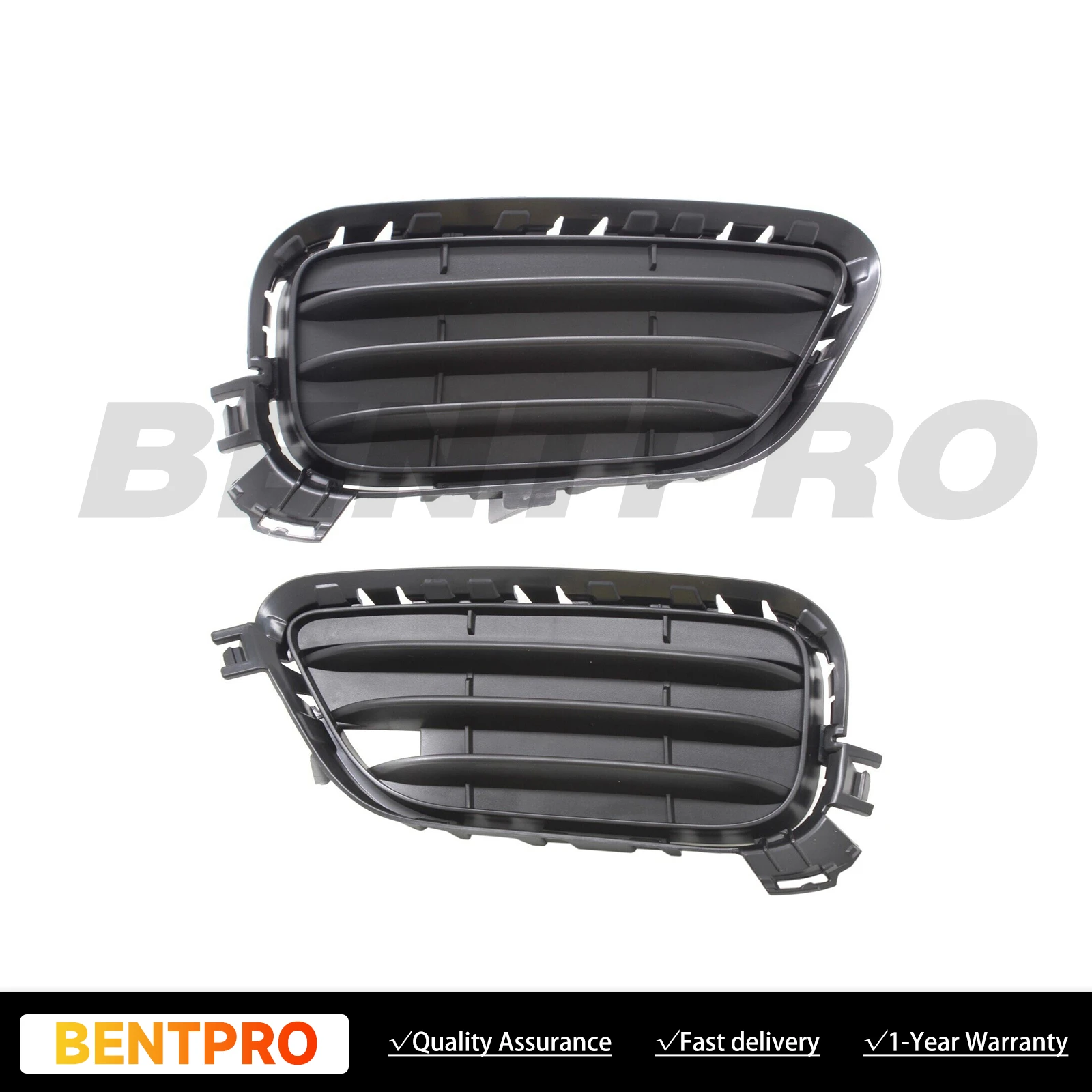 Left Right Front Fog Light Bumper Grille For 2015 2016 2017 BMW X3 28D 28i Outer 51117338513 51117338514