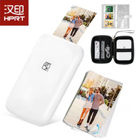Pocket Wireless Color Photo Printer HPRT MT53 Zink Photo Paper 2x3inch Sticky-Backed & Transparent Photo Album Photo Cards / Bag