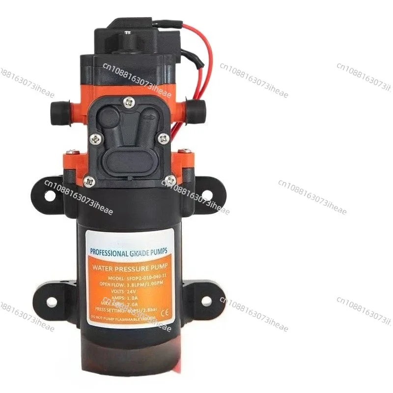 SFDP1-010-040-21 12V/24V Diaphragm Pump 35PSI - Self-Priming for Boats/RVs, Water Transfer & Toilets