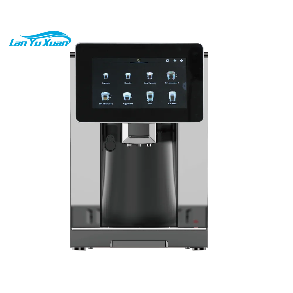 

New Design 7" Screen 20+ Beverages 10 user profiles Double Cappuccino Espresso Fully Automatic Coffee Machine