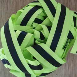 10Yards Fluorescent Webbing Reflective Strips Luminous Rope Colorful Ribbon DIY Sewing Clothing Pants Material Accessories