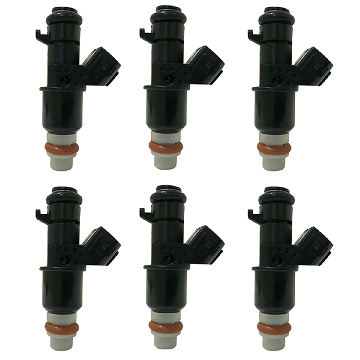 6Pcs Fuel Injectors Nozzle 16450 RCA A01 for Honda Acura MDX TL Accord Pilot 8 Holes 2003-2007