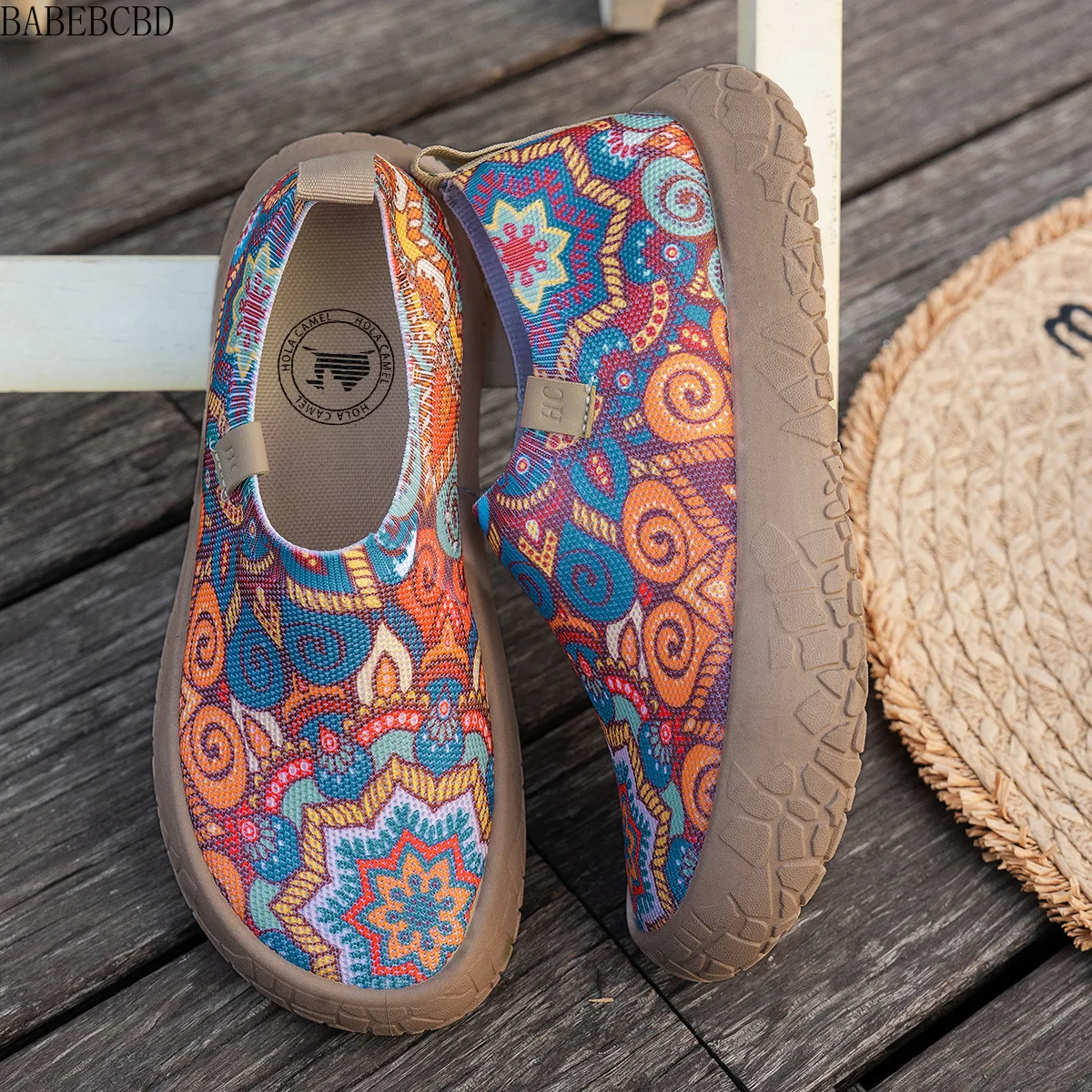 

Thick-soled inner height-increasing women's spring soft-soled sports widened non-slip one-pedal lazy casual shoes