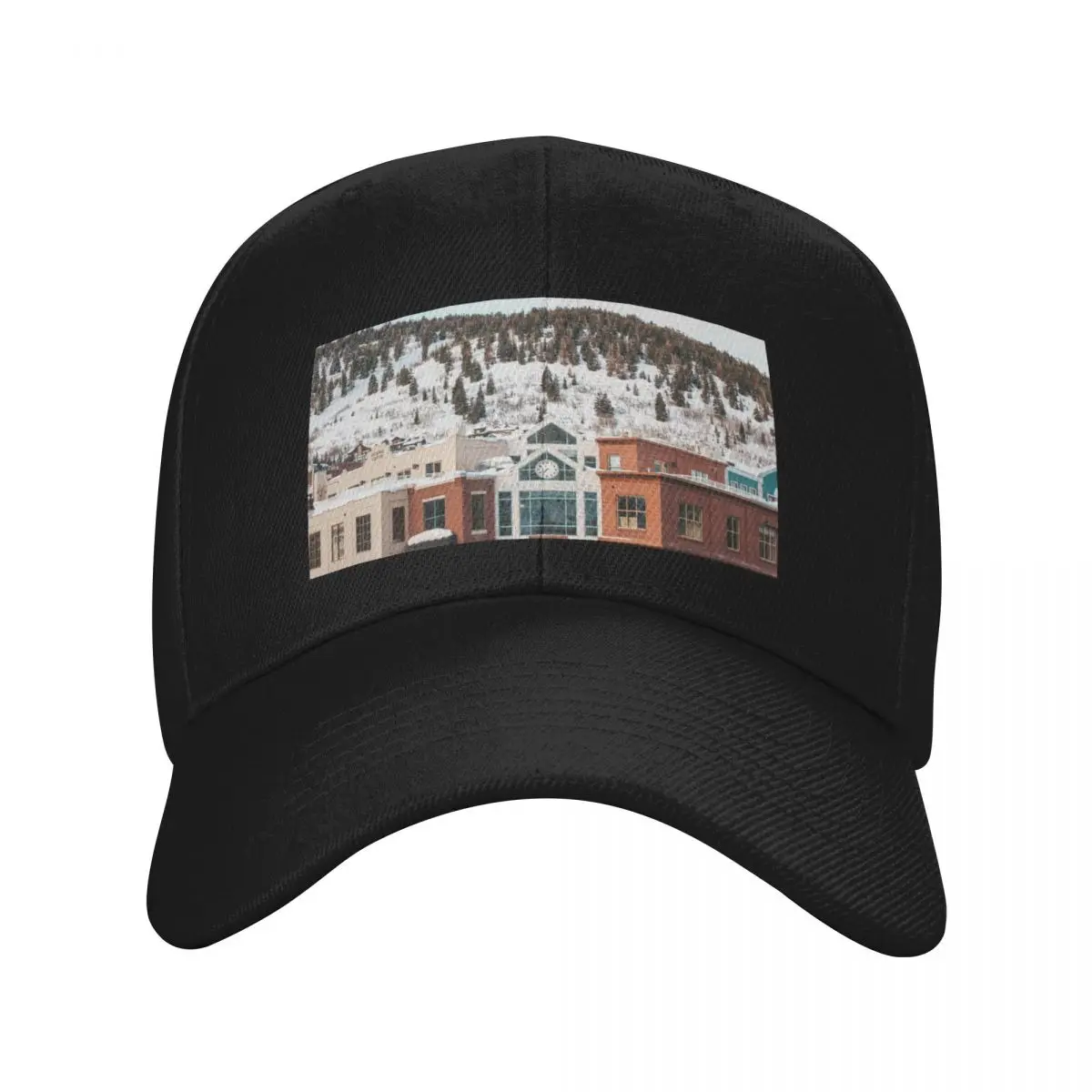 

Park City Utah Old Town Winter Mountains Baseball Cap Anime Hat Visor Fishing cap Women's Hats For The Sun Men's