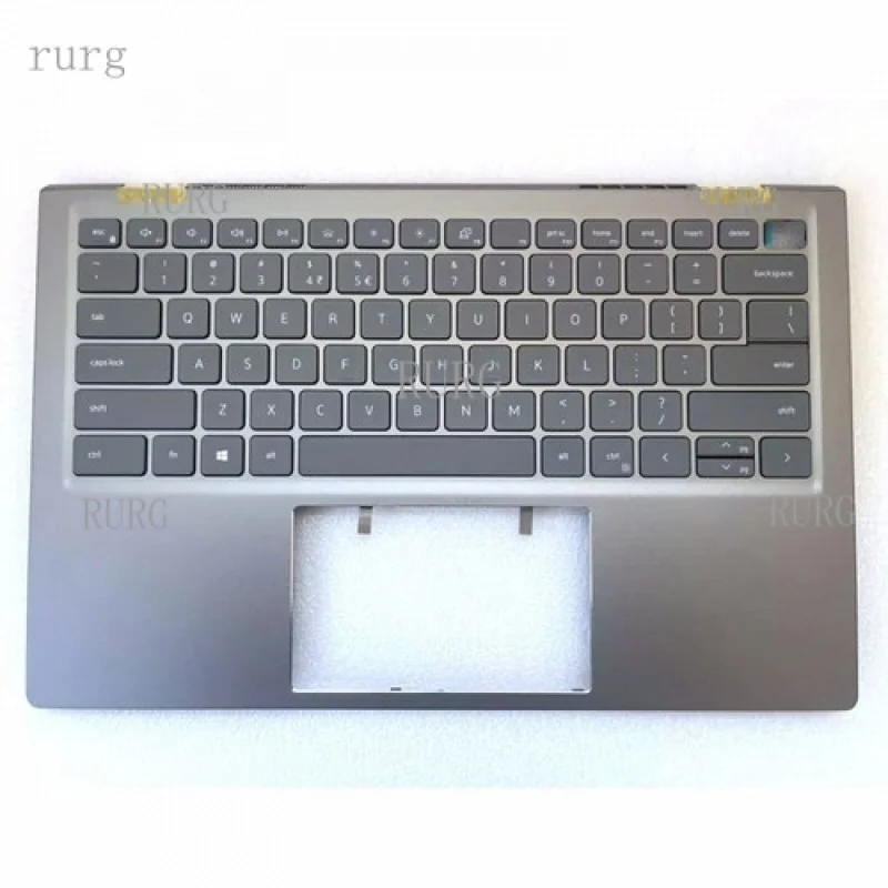 

L New For Dell Inspiron 5410 5415 Palmrest US Backlit Keyboard Upper Case 0RVGKC