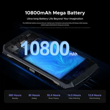 【全球首發】DOOGEE S118 三防智慧型手機 20GB(8GB+12GB 擴充)512GB 6.58吋 FHD+ 螢幕 5000萬像素相機 安卓14系統 6 最佳銷售 智慧型手機 - №2