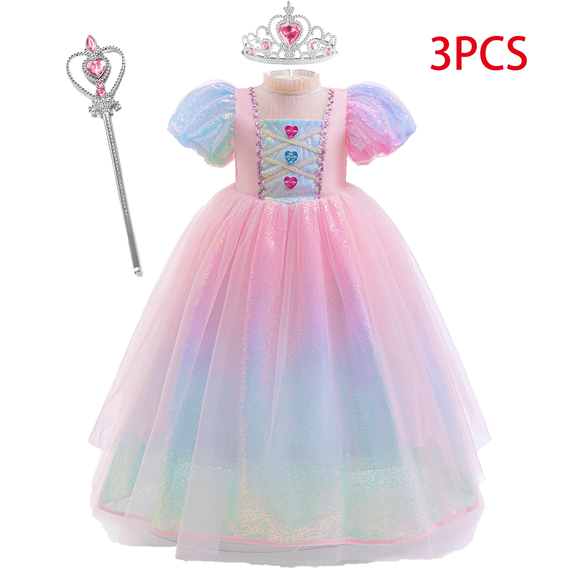 Vestido elegante de gala de honra para crianças