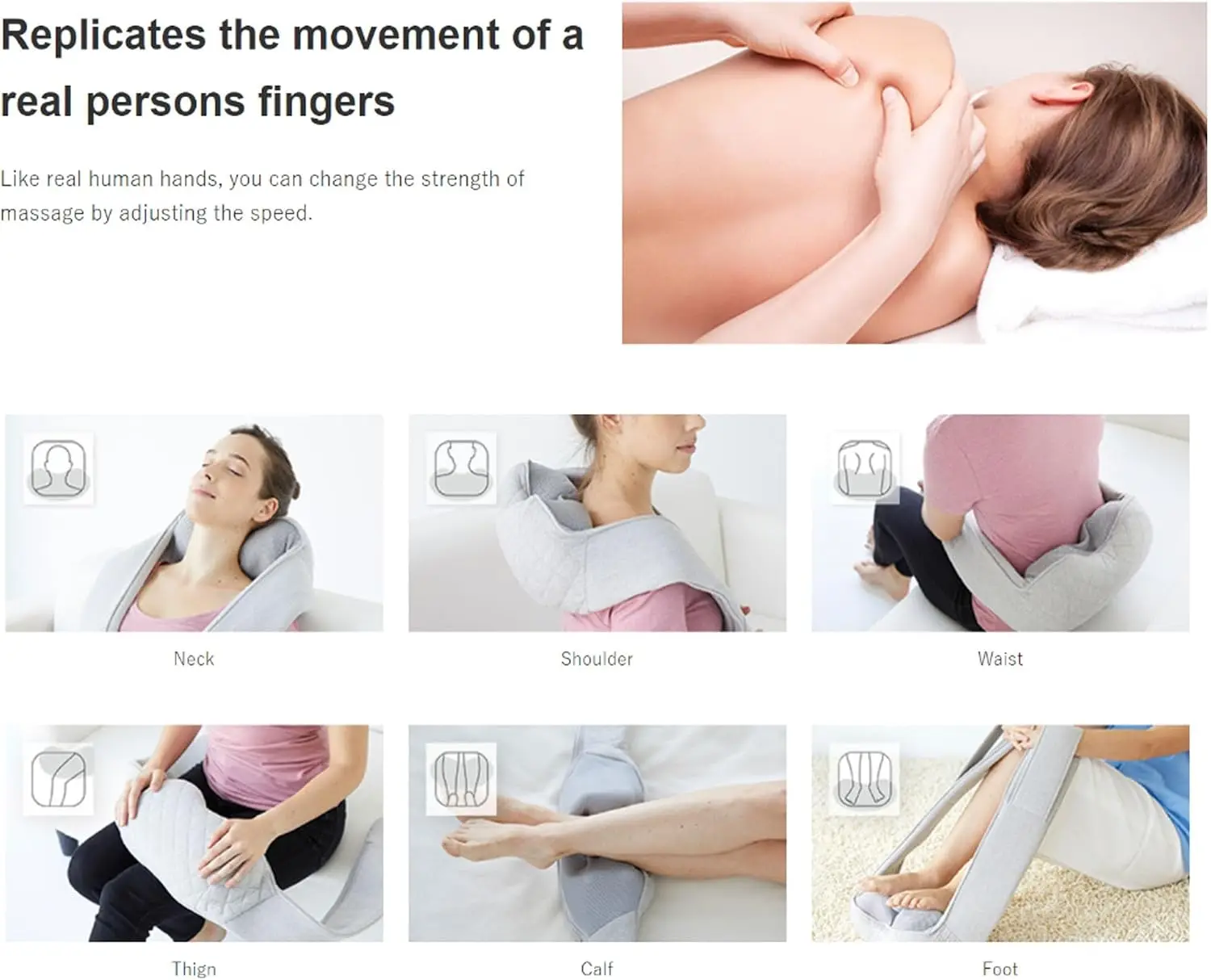 Wellness Quzy Premium Neck and Shoulder Massager - Portable, Deep Kneading Massaging with Infrared Heat, Adjustable Speeds for P