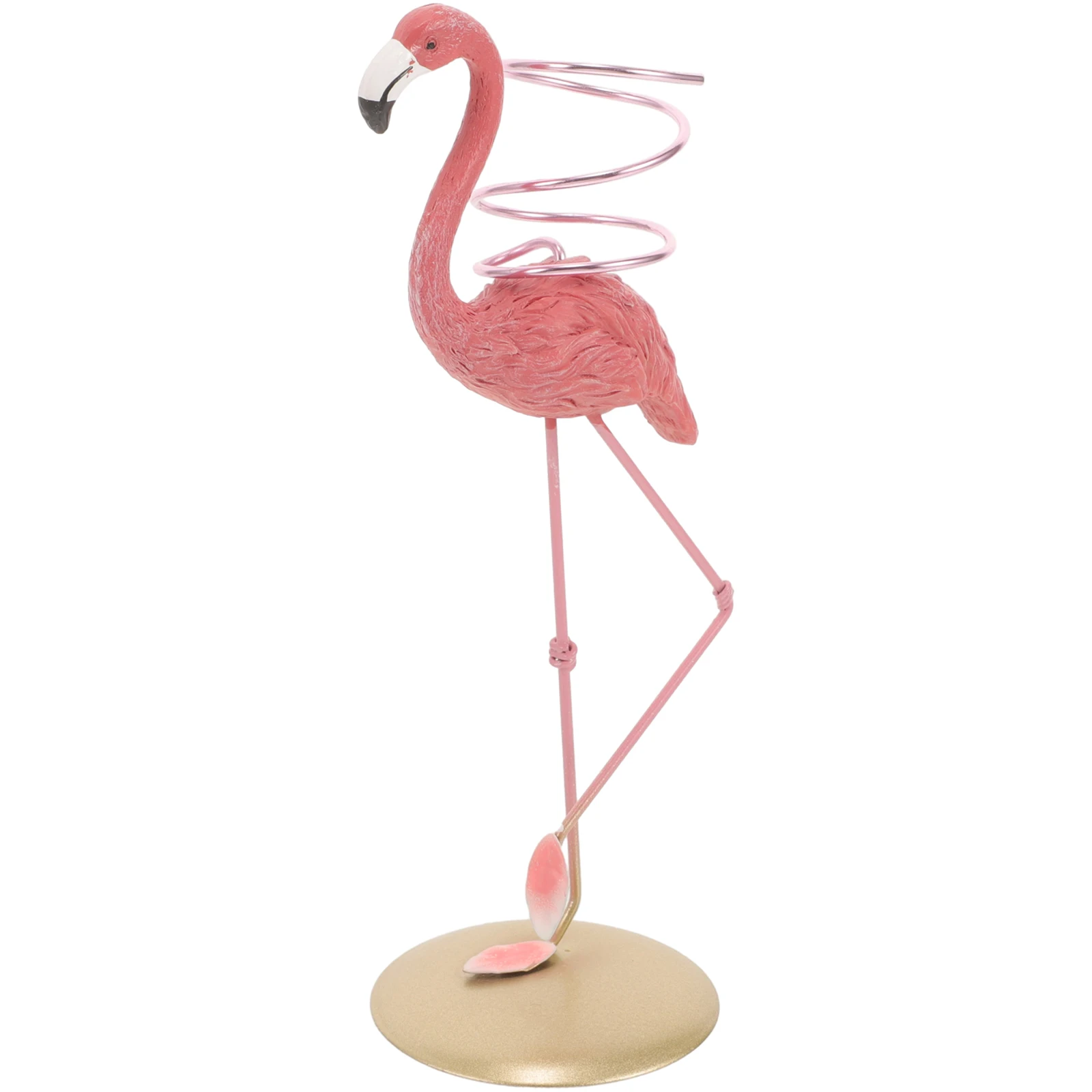

Flamingo Air Plant Holder Decorative Resin Stand for Home Office Tabletop Garden Display Tillandsia Planter Rack