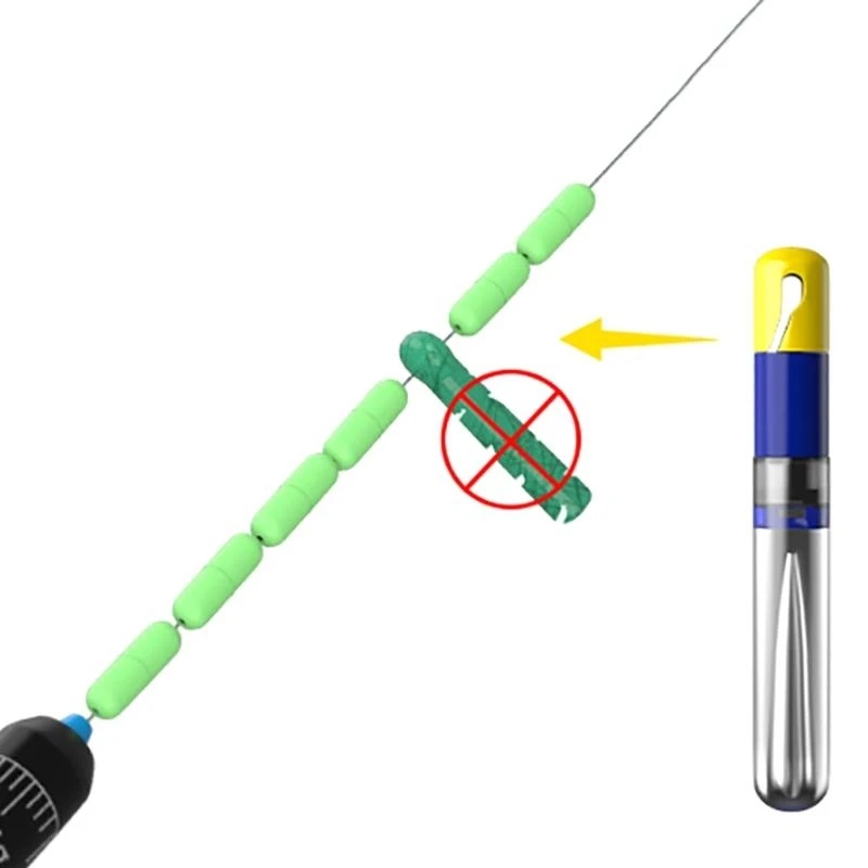 G7NF 4pcs السمك السيليكون تعويم التناوب أسماك تعويم الباقي حامل القابل للفصل #2