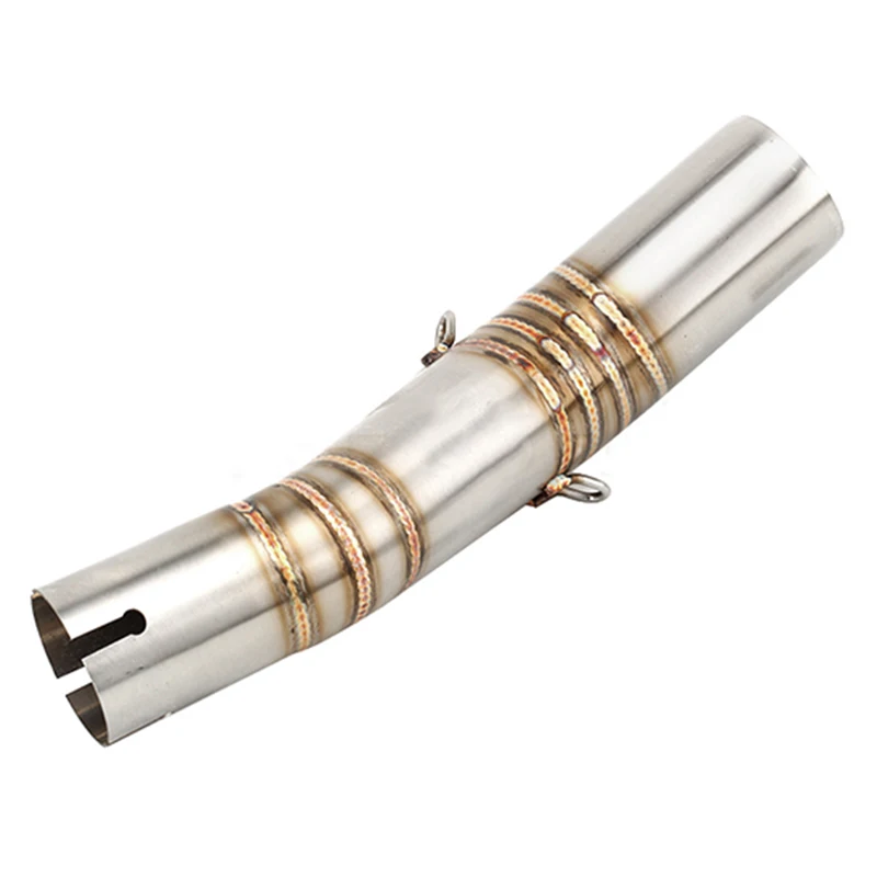 

51mm Muffle Systems Middle Link Pipe Escape Connection r Slip On Motorcycle Exhaust For Honda CBR250RR CBR250 2017-2022