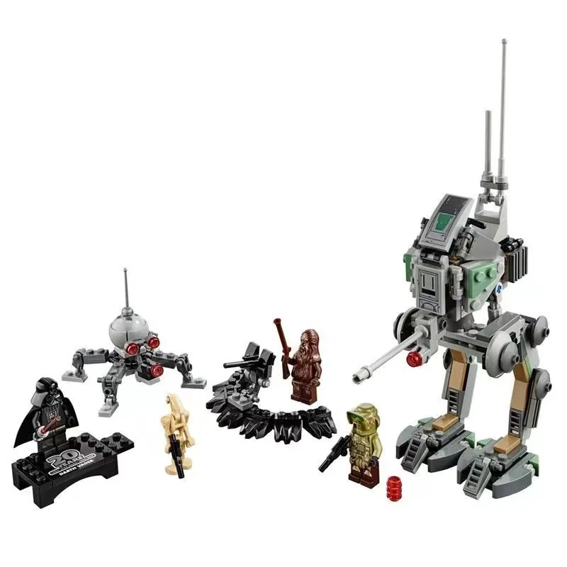 MINISO 250pcs Clone Scout AT-RT Walker Star Wars Model Moc Bricks 75322  Building Blocks Sets Kids Toys christmas Gifts for Boys