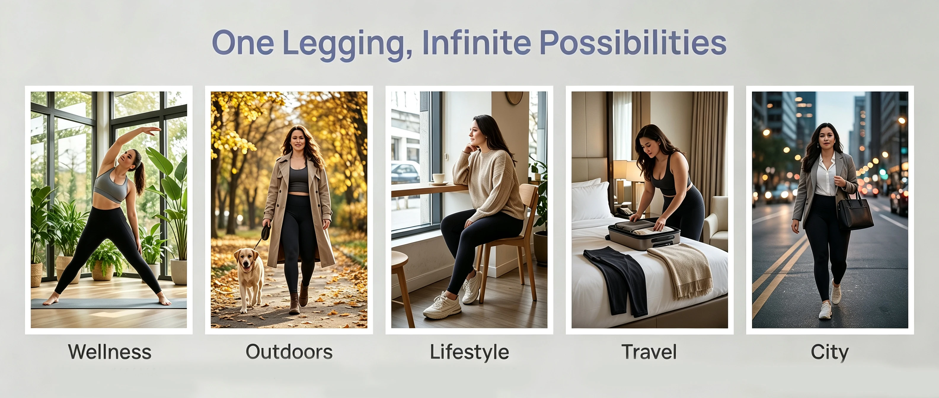 Plus-Size-Leggings mit Fleecefutter und Taschen für Damen, hochtaillierte, warme Thermo-Winterhose für Yoga, Workout und Laufen. – Detail 1