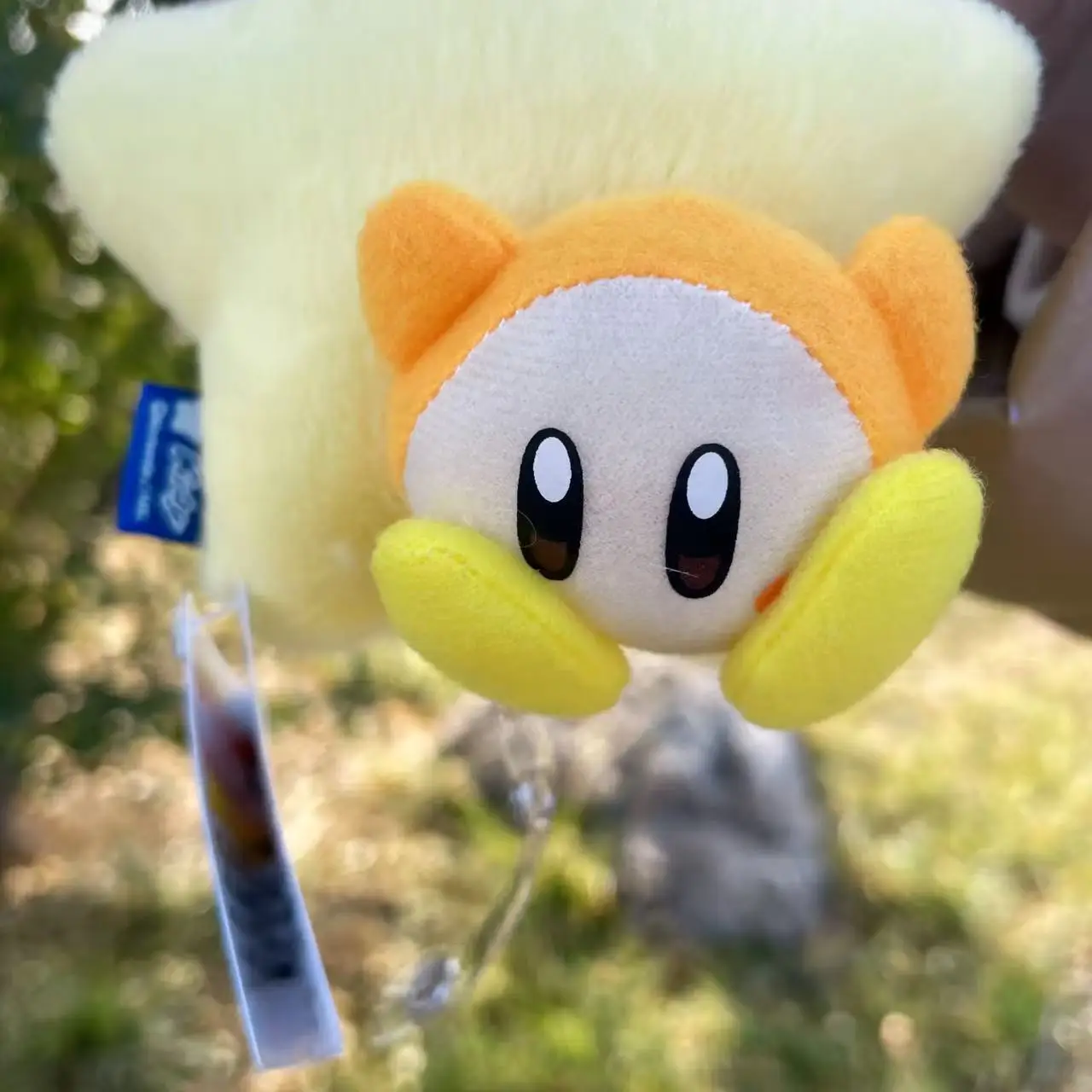 12cm Star Kirby Plush Keychains Anime Kirby Pink Rabbit Ears Kirby Small Pendant Christmas Birthday Great Gift For Children view 4