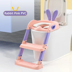 Folding Potty Seat Children's Staircase Toilet Children's Pot Toilet Adapter Children With Step Stool Ladder Baby Toddler Toilet