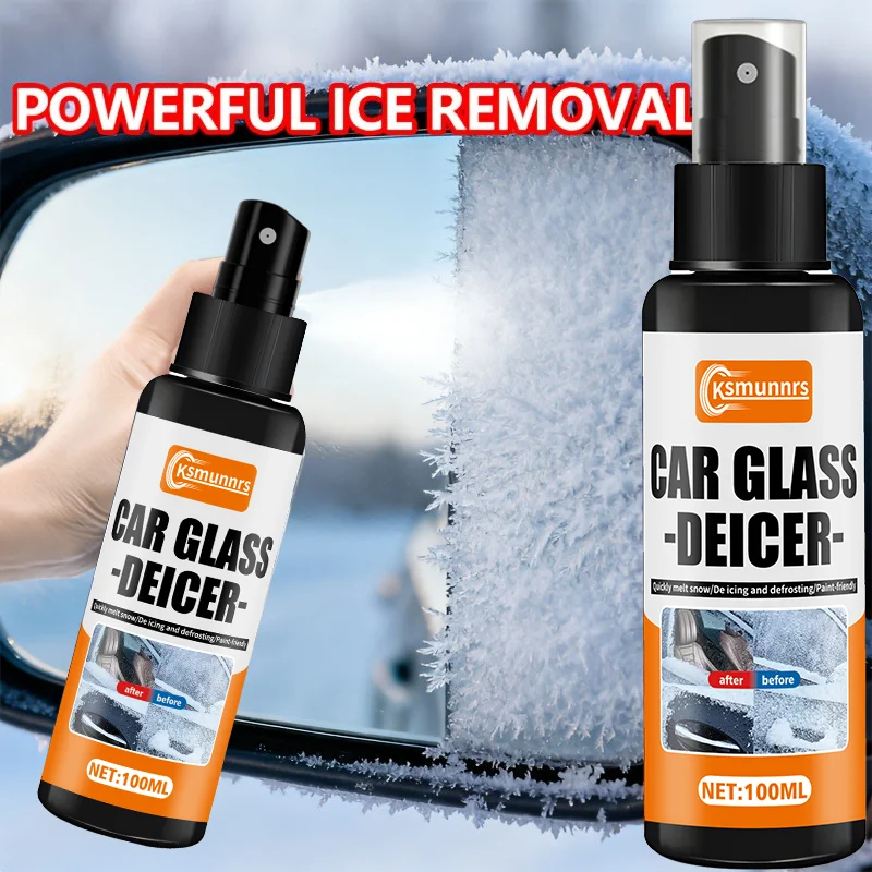 عامل احترافي لإزالة الجليد في السيارة لعيد الميلاد - إزالة الجليد القوية، يمنع التجديد، مناسب لجميع الموديلات، سريع المفعول، لو #1