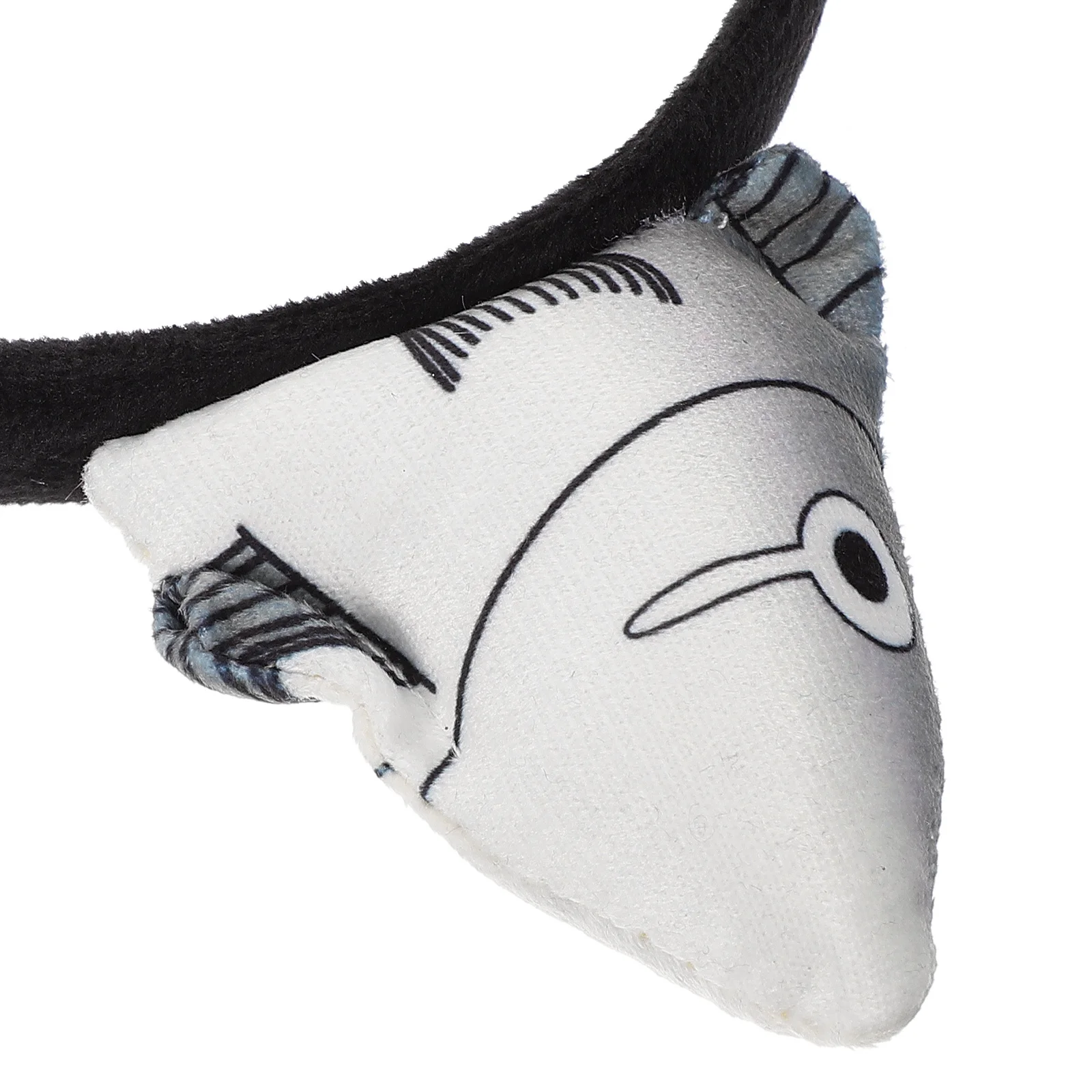 

2Pcs Salted Fish Hairband Funny Headband Makeup Wash Face Hair Hoop Headpiece Cosplay Hair Accessories