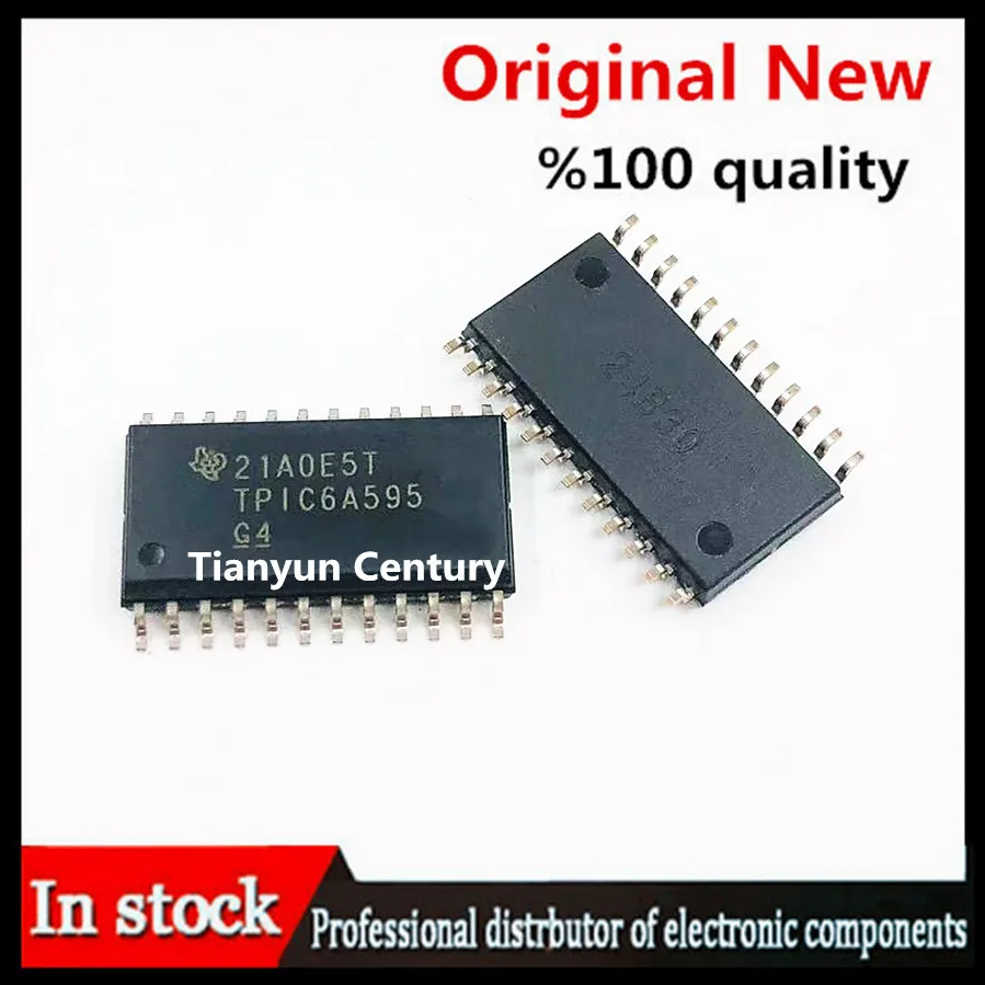 2pcs 100% New TPIC6A595DWR TPIC6A595 TPIC6A595DWRG4 SOP-24