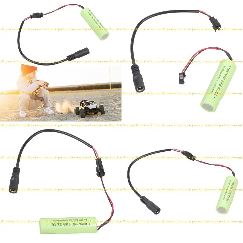 

R1WD 0V Непроводящий адаптер для аккумулятора 18650 5,5x2,5 мм 5,5x2,1 мм Безопасная зарядка