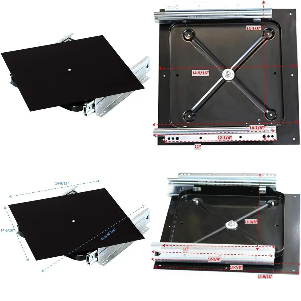 شريحة تلفزيون متينة بسعة 300 رطل، تمديد كامل للتلفزيونات CRT العتيقة #1