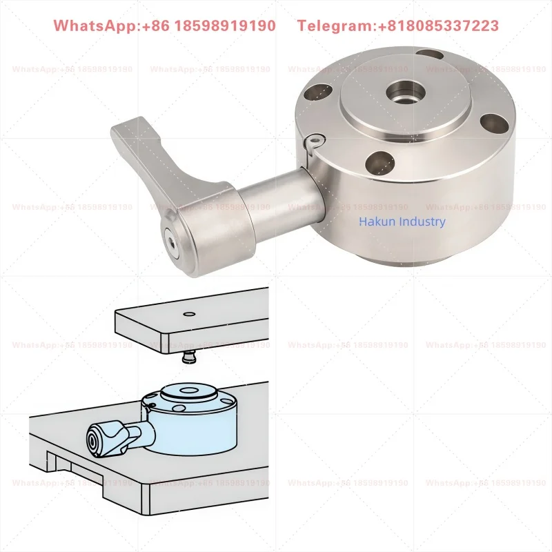 Wedge Type Pull Down Quick Fixture for CNC Machining Workpiece Fixation Industrial Universal Clamping Tool