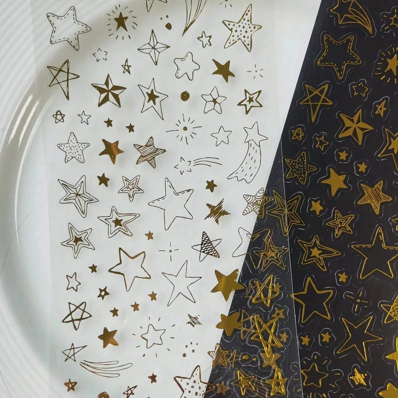 1pcs Metallic Planet Pattern Assorted Sticker Creative Multi-Purpose Sticker For DIY Craft Painting Decoration A6177