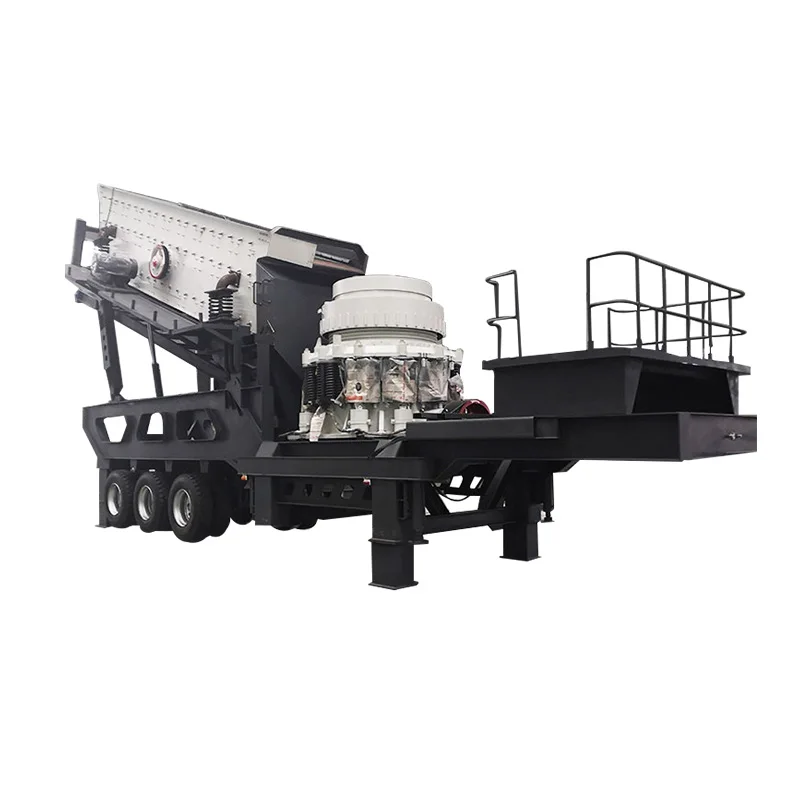 Customized New Automatic Mobile Crushing and Screening Plant with 30-400t/h Capacity for Mining/Stone Crushing