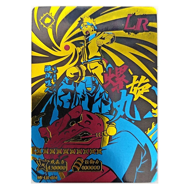 Anime NARUTO Rare XR LR Desktop Battle Game Uzumaki Naruto Jiraiya Foil Refraction Collectible Card Christmas Birthday Toy Gift