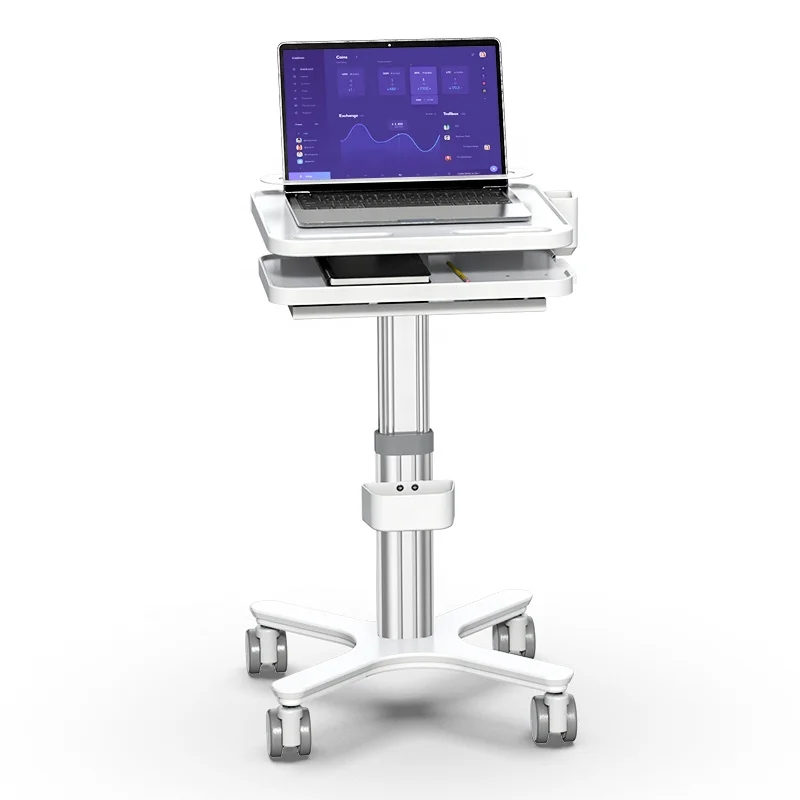 

MTO-3 Height Adjustable Medical Mobile Cart Laptop Cart Hospital Trolley