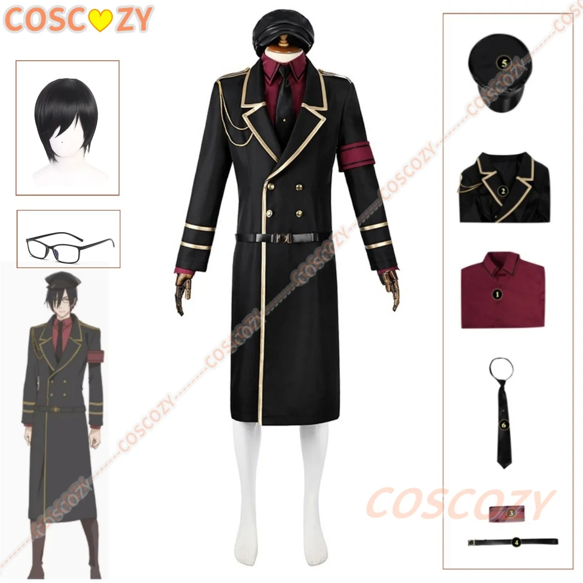 

Костюм для косплея Byakuya, парик, очки, волшебная девушка, зло, лейтенант, архивраги, костюм, маскировка, для взрослых женщин и мужчин, одежда для ролевых игр