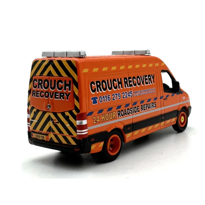 Diecast Alloy Mercedes Rescue Vehicle Van Brinquedos, Escala 1:76, Modelo de carros, Clássicos, Adulto Lembrança, Presentes Colecionáveis, Exibição Estática