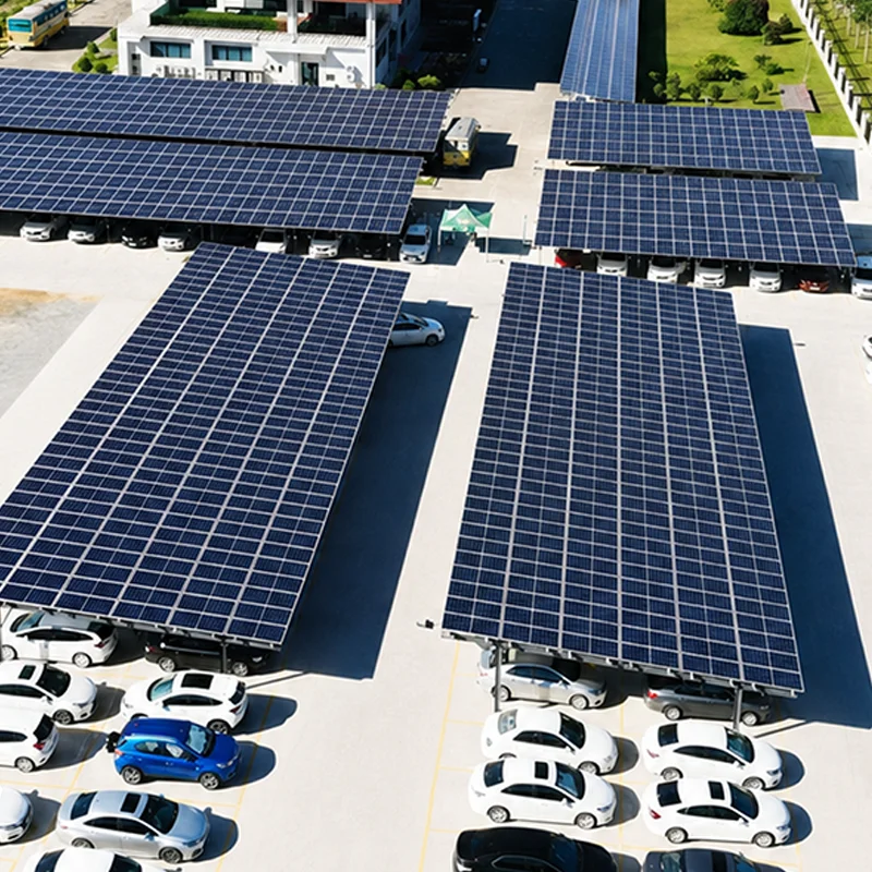 New Pattern 3KW Residential Solar Carport Aluminium Steel Ground Installation PV Mounting System Outdoor Energy Parking Shelter