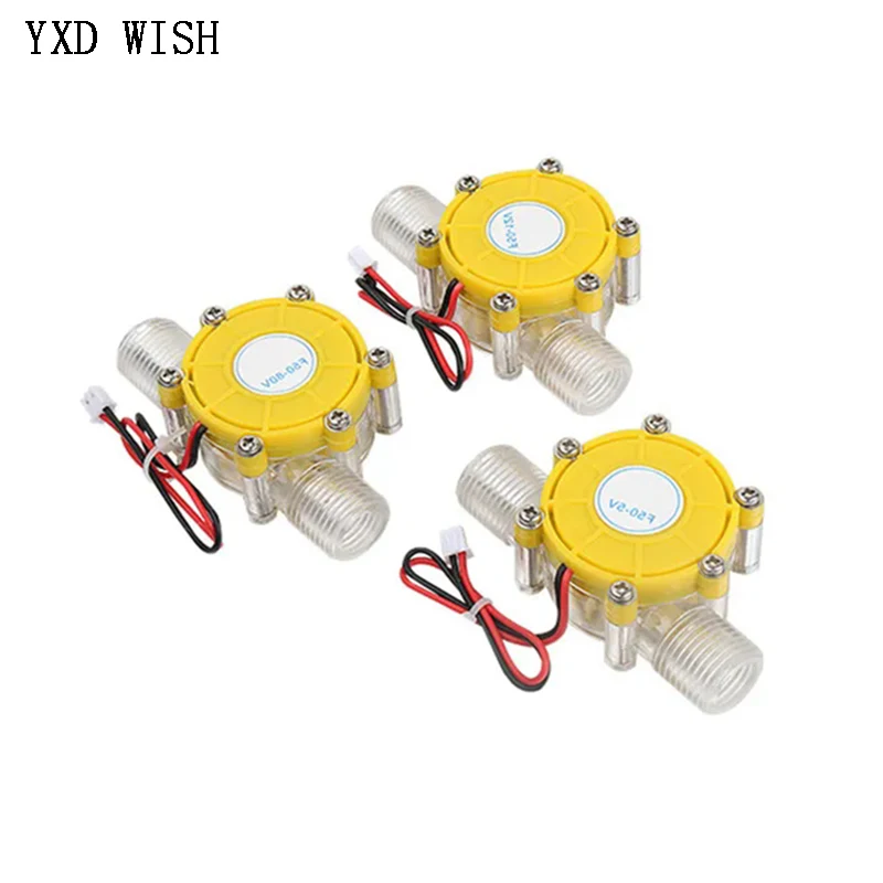 DC 5V/12V/80V 10W Water Flow Pump Mini Hydro Generator Turbine Flow Hydraulic Conversion for Energy Conversion Energy Generators
