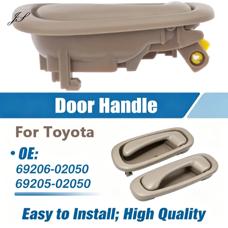

Car Door Handle Kit 8PCS For Toyota Corolla 1998-2002 Part Numbers 69206-02050 69205-02050 69220-02040