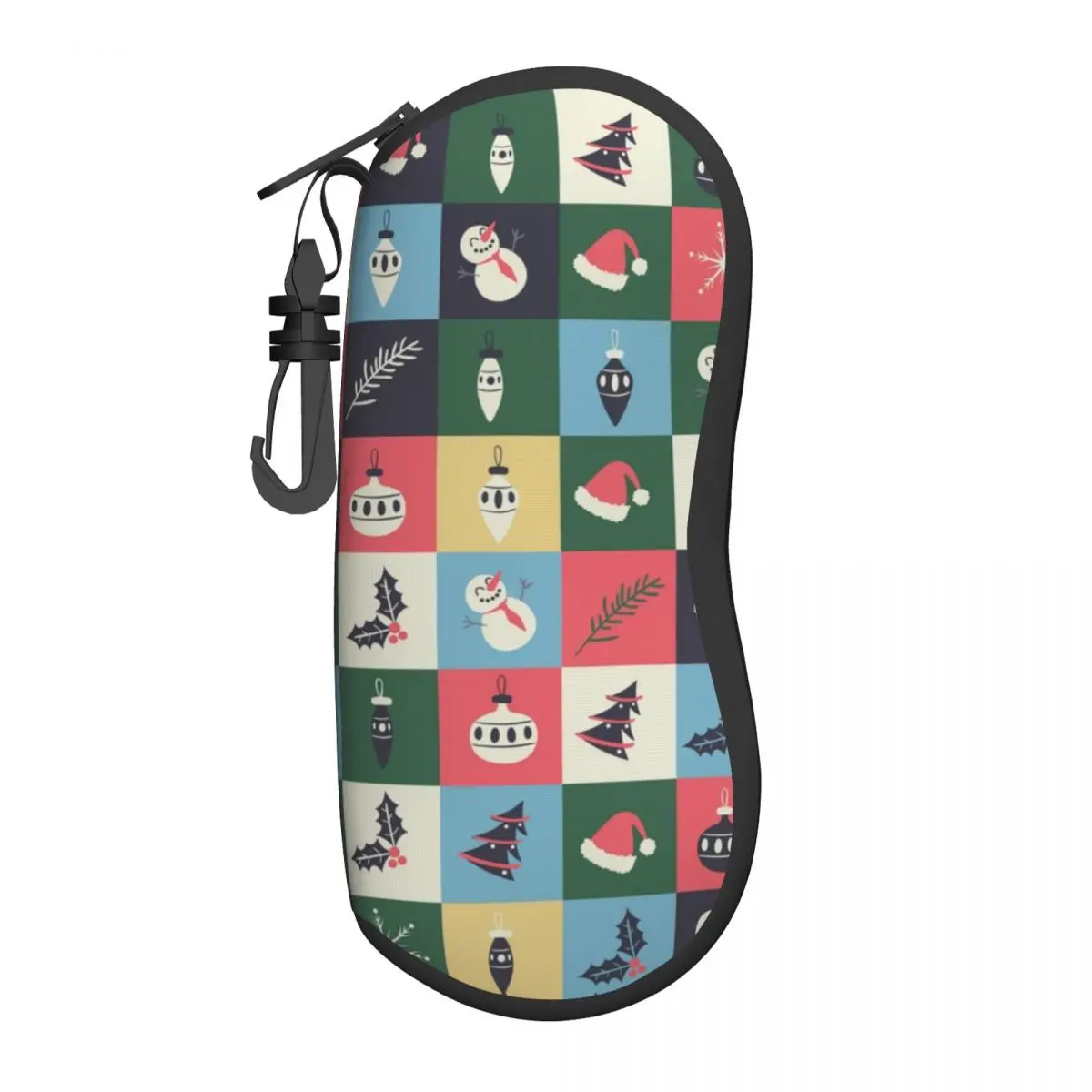 Детские неопреновые солнцезащитные очки на молнии, Рождество, снеговик