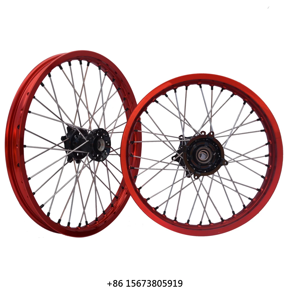

Motorcycle Front Rear Wheel Aluminum Alloy Motocross Motorbike Wheels for CRF 250 2020