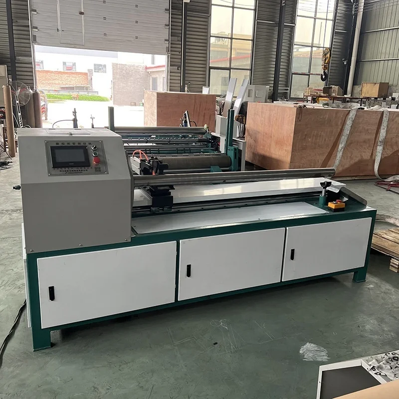 Paper Round Core Making Cutter Machine Automatic Paper Roll Tube Core pvc Cutting Machine