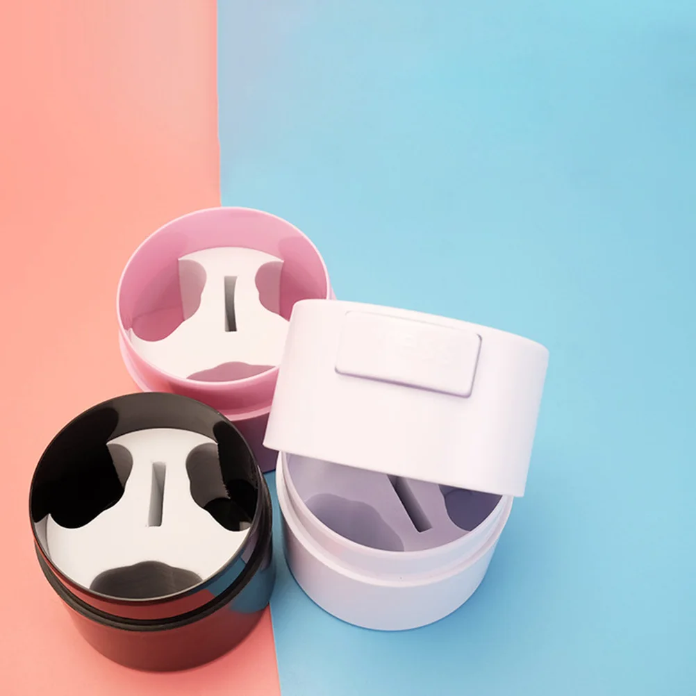 1 個まつげ接着剤保存瓶プレスタイプ密閉容器大容量除湿まつげエクステンション接着剤の鮮度を延長