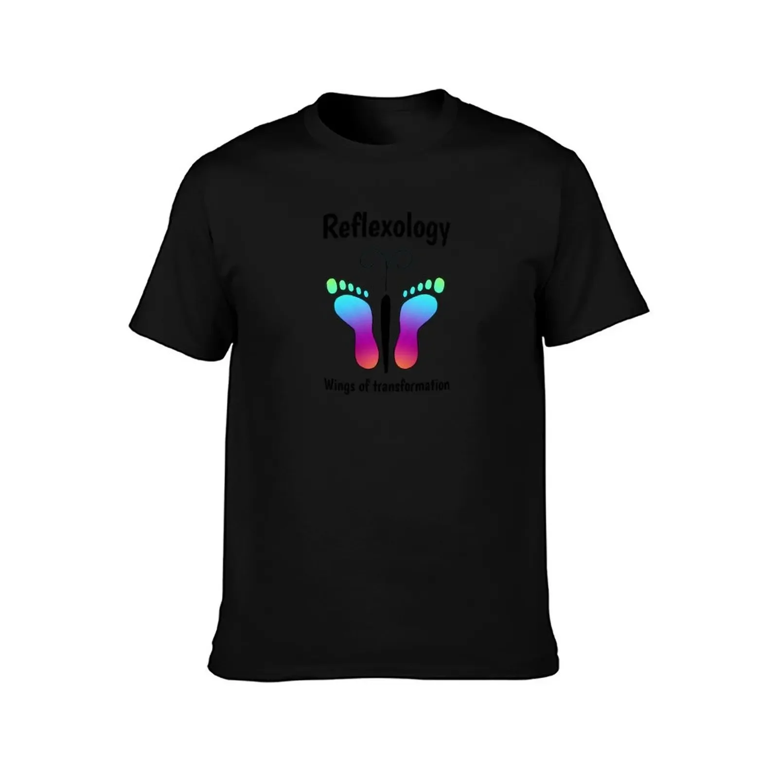 Wings of transformation with reflexology butterfly T-Shirt tshirts personalised boys whites anime figures blacks mens clothing