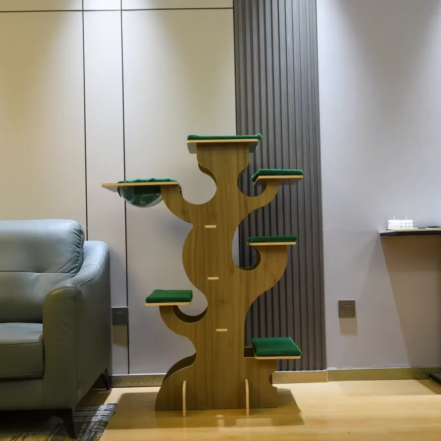 

Large Space Module Cat Climbing Frame Cattree Integrated Jumping Platform Frame Grinding Claw Toys Cat Scratcher