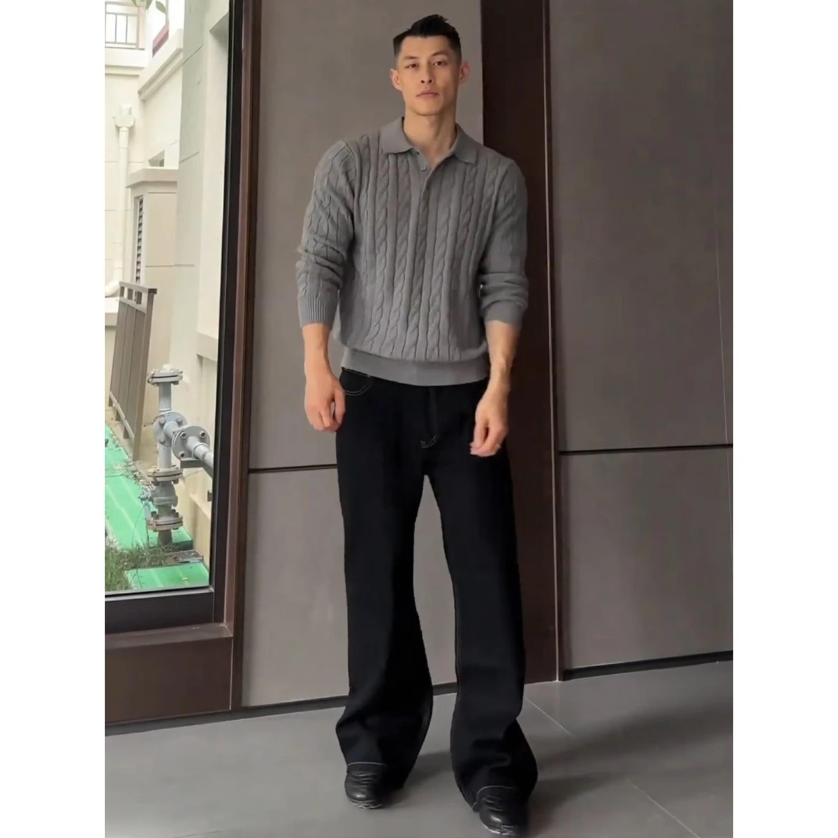 

Осень-зима V-Ne вязаный свитер кардиган мужской цветной повседневный Sle для отдыха модное длинное пальто из полиэфирного волокна све