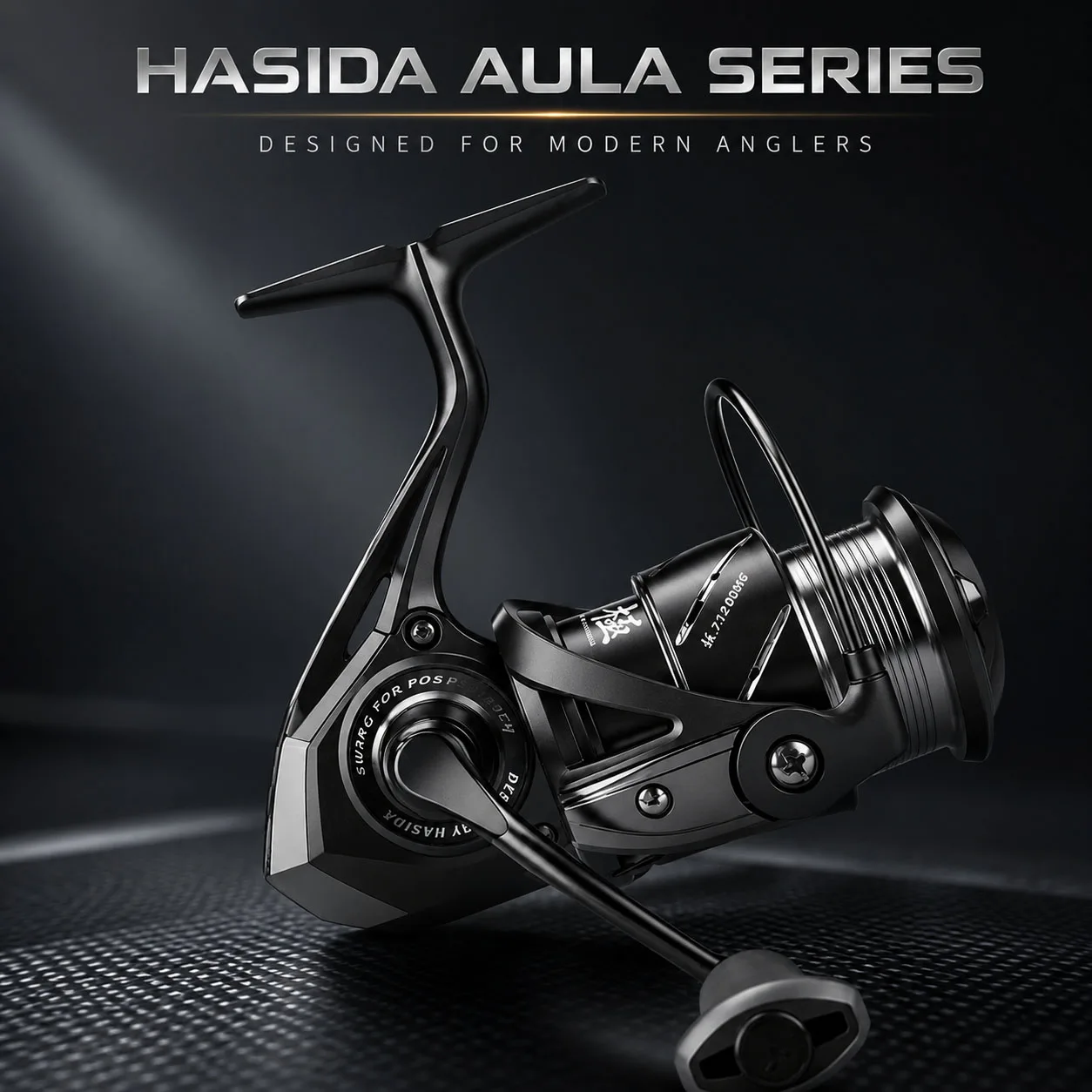 HASIDA AULA Air Spinning Reel Long Casting General-purpose Lure Reel Shallow Spool Carbon Fiber Ultra-light Micro 4Kg Drag Power view 6