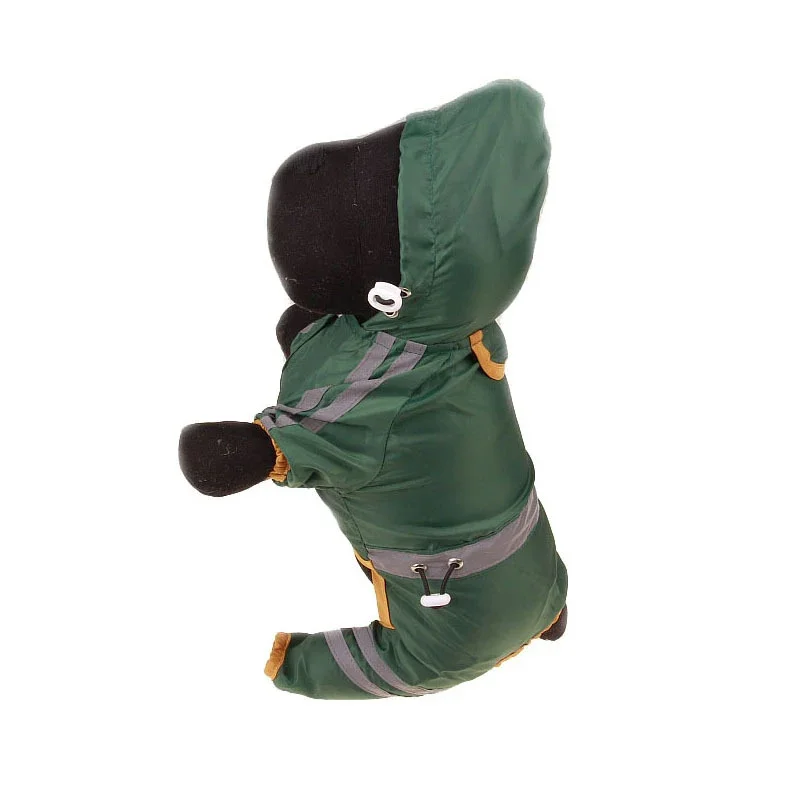 Reflective Pet Dogs Raincoat Solid Color Pet Supplies Waterproof Raincoat Single Layer Puppy Raincoat Universal Hot Sale