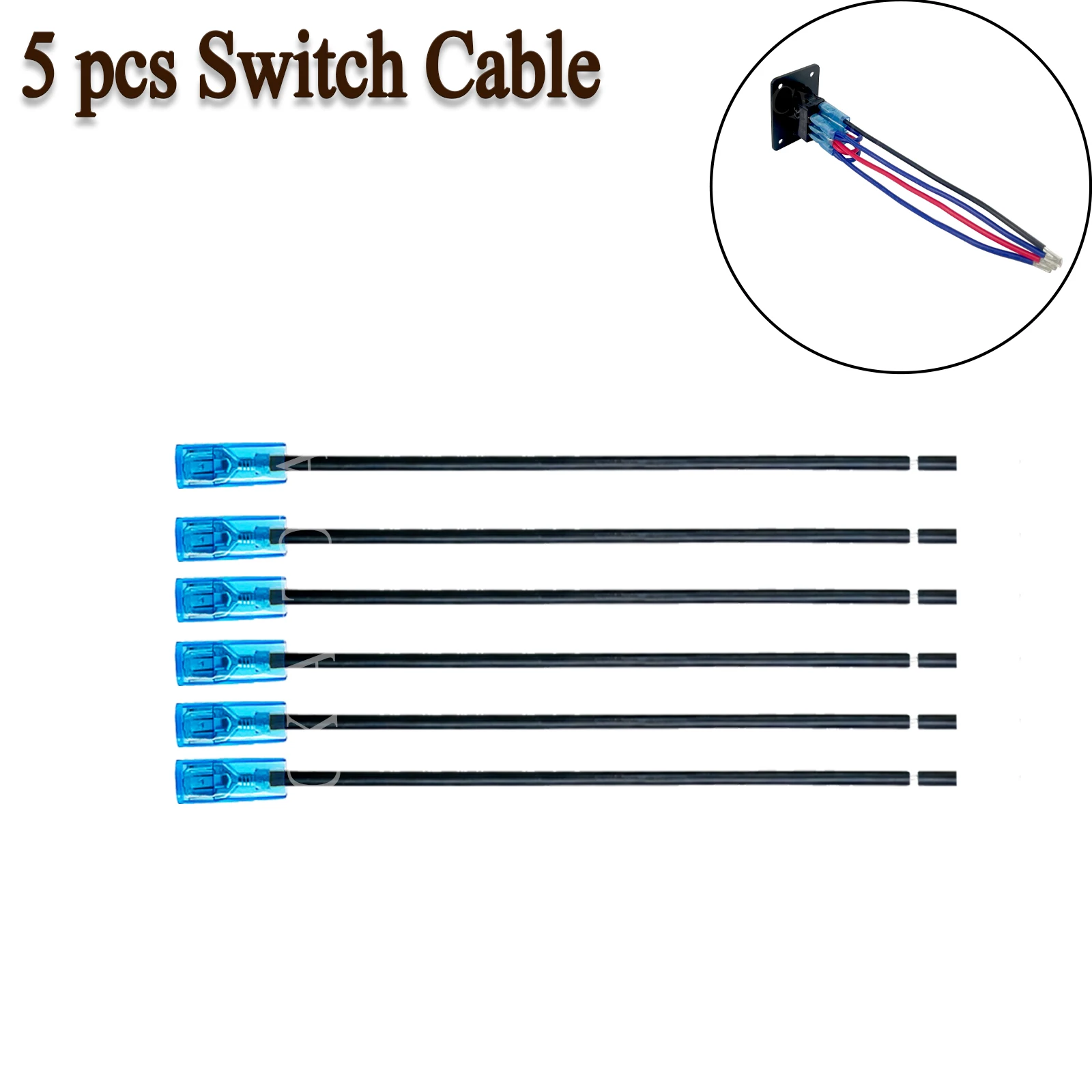 5 قطعة سلك لصق سريع 6.3 مللي متر أنثى المجرف تجعيد محطة سلك موصل أحمر أسود أزرق واحد سلك مزدوج لمقبس التبديل الروك #1