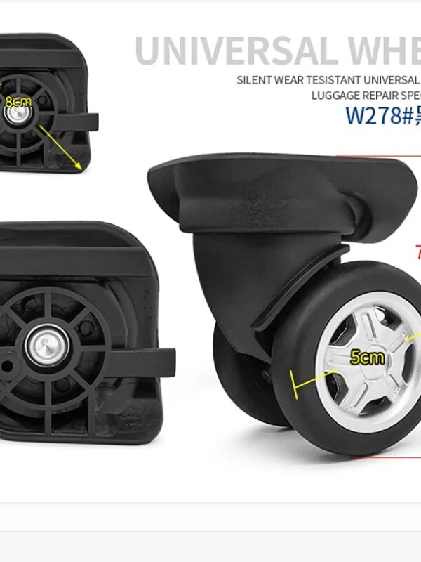 Antler Wheel Replacement for Luggage Travel Suitcase Roller Bearing Accessories Universal Wheel 9049 Repair Kit