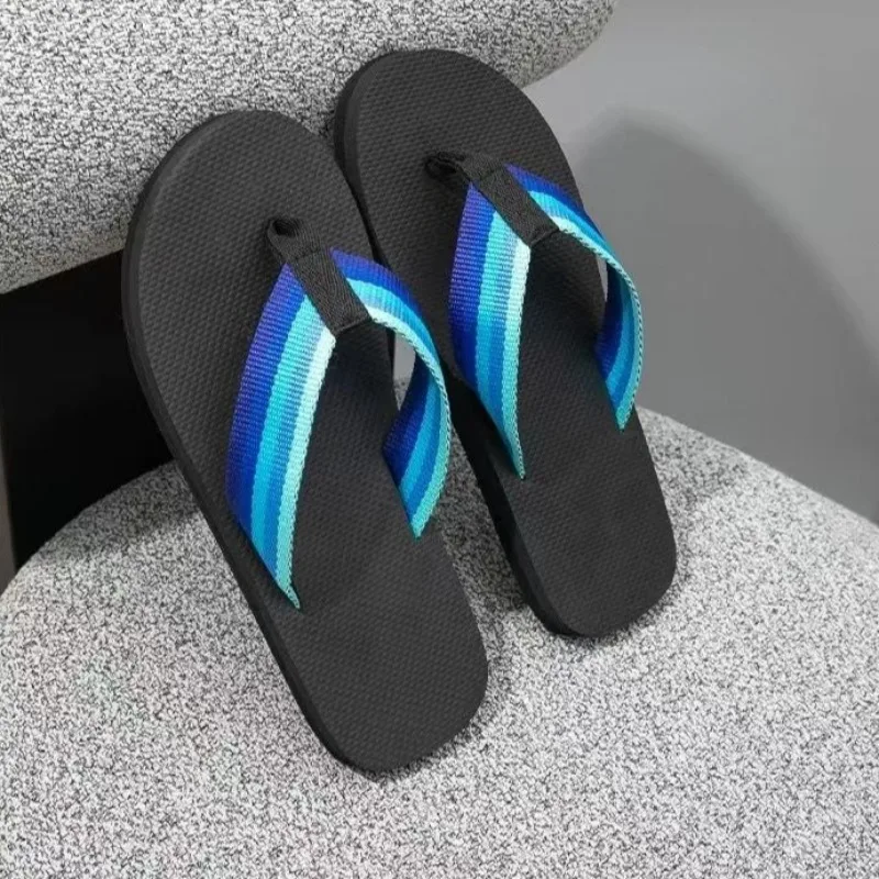 2026 New Spring Flip Flops Durable EVA Non-Slip Casual Beach Sandals Pure Color Fashion Flat Sole Slippers