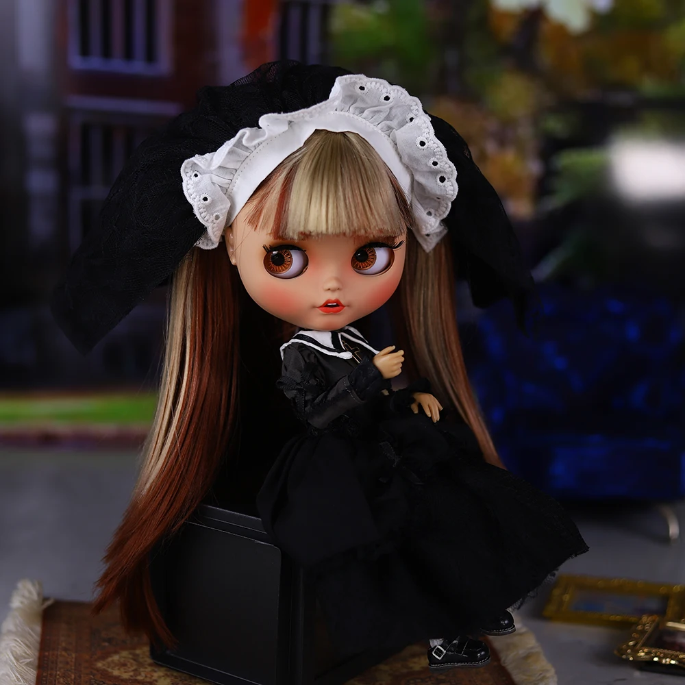 ICY DBS Blyth Puppe 1/6 30 cm offener Mund, verschiedene Hautfarben, verschiedene Stile, nackte Puppe oder kompletter Satz Puppe, geeignet zum Verschenken