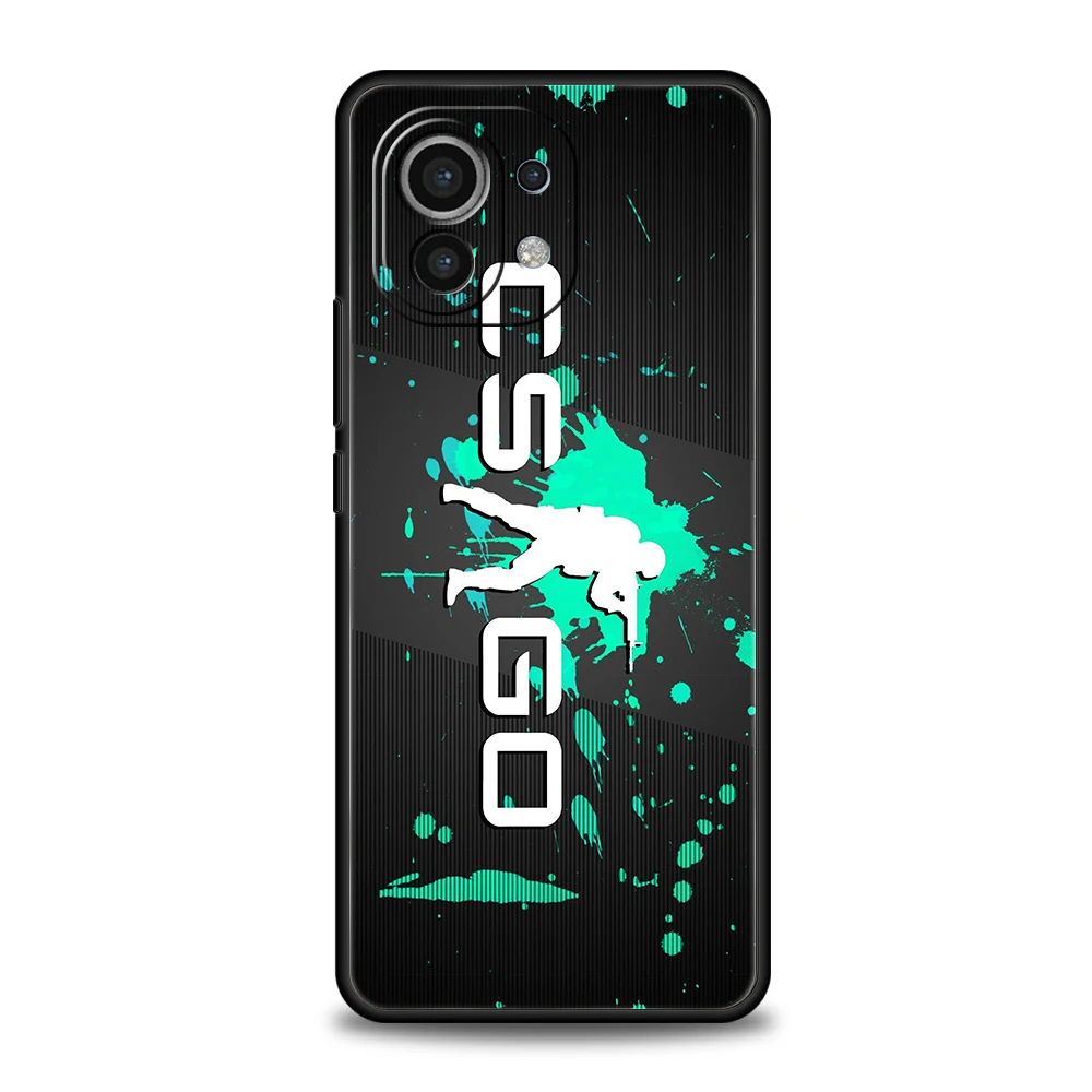 Cs Go Logo قضية الهاتف ل شاومي Mi X3 X4 NFC F3 M3 M4 GT نوت 9T 10T 10 11 الترا 12 12T 13 برو لايت 5G سيليكون شل Fundas